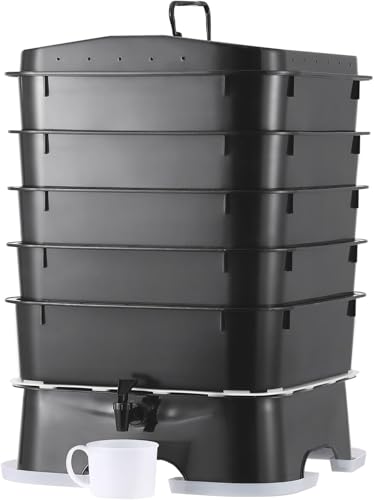 VermiHut Plus 5-Tray Worm Composter