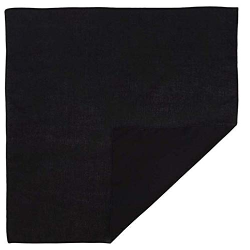 50 Pack Daily Basics Solid 100/% Cotton 22 x 22 Bandanas by M.H.I.