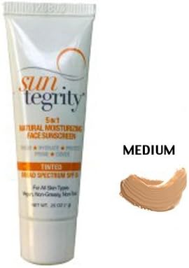 SAMPLE TUBE - Suntegrity 5 in 1 Tinted Face Sunscreen (Medium) by Suntegrity