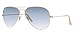 Ray-Ban RB3025 Aviator Sunglasses Arista Gold w/Blue Gradient (001/3F) 3025 58mm Authentic, 58 mm