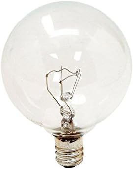 2 Pack, 25 Watt Bulbs Replacements for Authentic Scentsy Full-Size Warmer, 25W 120 Volt, KE-25WLITE