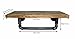 Diwhy Industrial Pipe Shelf Shelving Pine Wood and Pipe Towel Rack - Multiple Shelves (Wood 01, 24