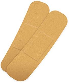 Fabric Plasters - Pack of 100 Assorted Sizes - Strong Adhesive Containing Latex for Secure Flexible, and Comfortable Protection - Image 3
