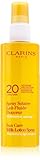 Clarins Moderate Protection UVB/UVA 20 Sun Care Milk-Lotion Spray, 5.3 Ounce