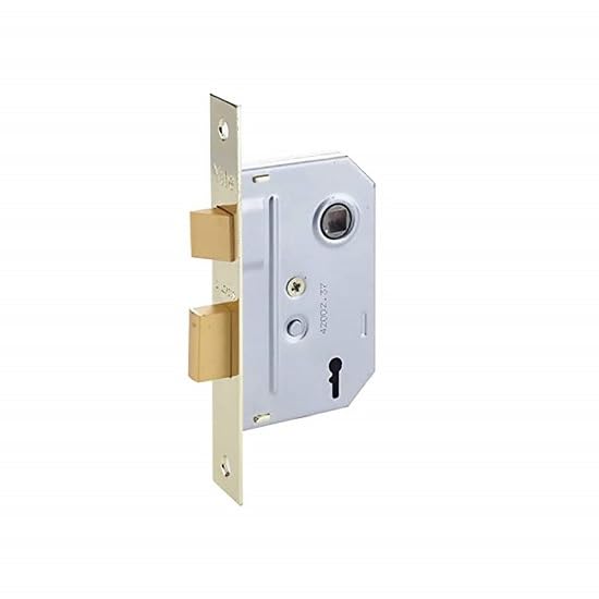 Yale 2 Lever Mortice Basic Security, Brass Finish, 3 Inch/76 mm