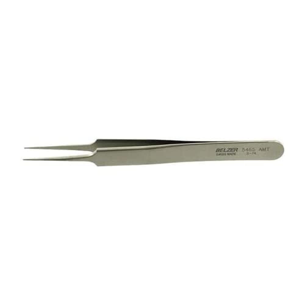 Bahco 5465 AMT Titanium Non Magnetic Tweezers, Silver, 125 mm