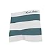 Men's Large Stripe Nylon Seamless Boxer Brief Underwear 5-Pcs Set, One Size, Asst