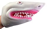 Assorted Color Great White Shark Soft Rubber Hand Puppet, 6 Inch