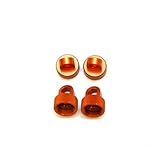 ST Racing Concepts STH103317O Aluminum Heavy Duty Upper Shock Caps for The HPI Blitz and E-Firestorm, Orange (4-Pieces)