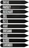 Box Sign Herb Picks