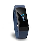 Smart Bracelet Fitness Tracker Smart Watch Sports Trend United i5 Plus Bluetooth For Smartphone Pedometer Tracking Calorie Health Sleep Monitor. (Blue)