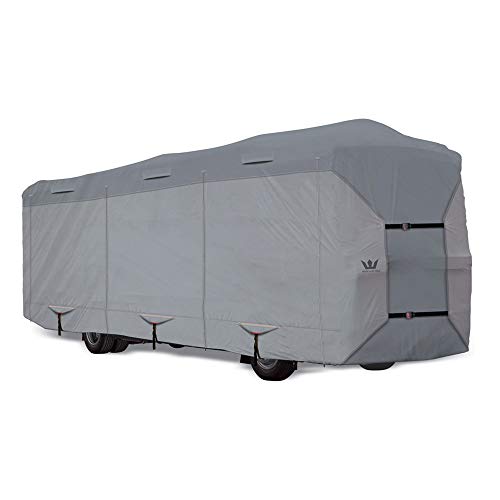 S2 Expedition Class A RV Covers by Eevelle | Marine Grade Waterproof Fabric Roof | Tan and Gray