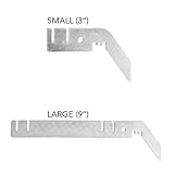 Event Decor Direct Single Piece- Universal-fit Double Crossbar Hanger - Small - 3