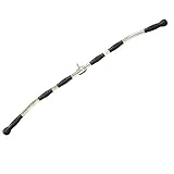 CAP Barbell Deluxe LAT Bar Cable Attachment with Rubber Handgrips, 48
