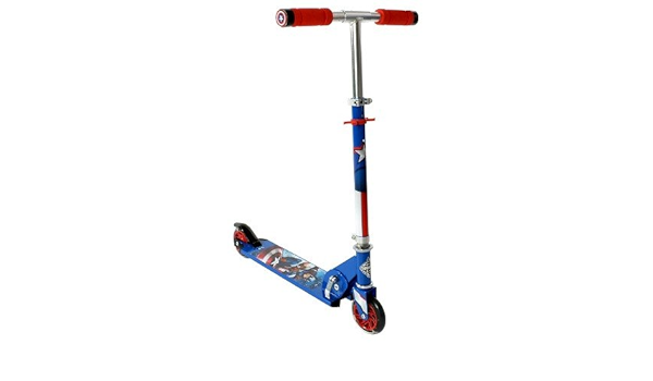marvel avengers inline folding kick scooter for kids by huffy