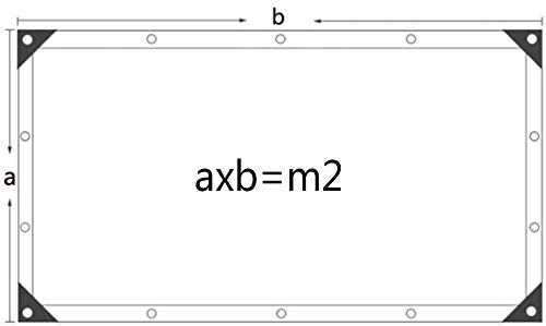 SLZFLSSHPK sonnensegel rechteckig Sonnenschutzstoff Shade Netting Sunblock Shade Net mit Ösen 80% Shading Rate… – Bild 7
