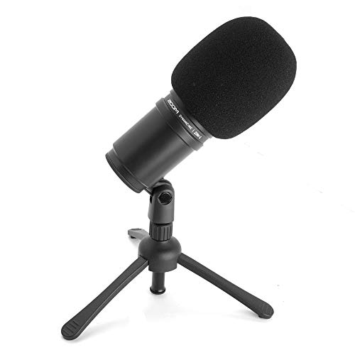 Zoom H6 All Black Six Track Portable Recorder Podcasting Bundle with