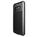 Galaxy Note 8 Case,Bixby Button Water Resistant Shockproof Aluminum Metal Super Anti Shake Silicone Fully Body Protection for Samsung Galaxy Note 8-2017 Newest Released -Matte Black