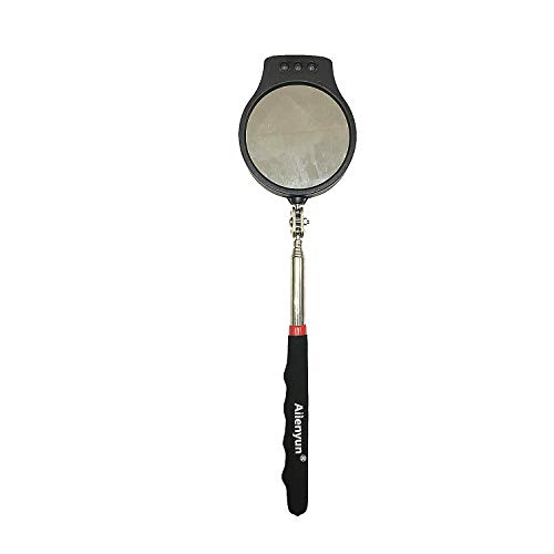 Telescopic inspection mirror, machine inspection mirror 360° rotation, LED light can be rotated 360 to facilitate adjustment, convenient for car maintenance machine inspection (and so on) flexible v