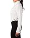 KNG Women’s White Button Down Long Sleeve Oxford Shirt - XL
