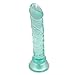 5.7 Inch Realistic Dildo, Body-Safe Material Lifelike Anal Dildo Powerful Suction Cup Dildo,Flexible Cock Adult Sex Toy from Women (Green)