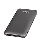 eeco USB-C Portable Charger 10000mAh, Quick Charge 3.0 Input & Output Type C External Battery Pack Charger Power Bank for Samsung Galaxy S8, iPhone, iPad, Nexus, Pixel, LG G6, HTC and More