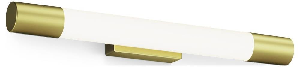 PHILIPS Rover Mirror LED Light Round, 5W, 750 lm, 2700K, Brass, IP44, Water-Resistant, Gold