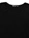 Allegra K Women Scoop Neck Long Sleeve Colorblock Panel Slim Fit Tunic Shirt Small / US 6 Black