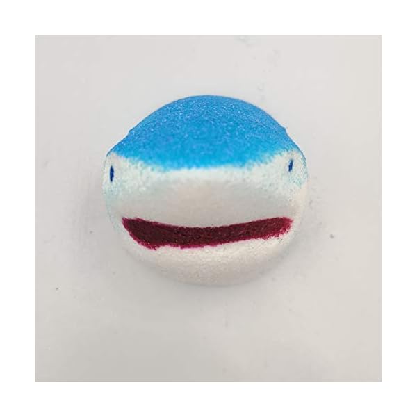 shark-bath-bomb-shark-attack-jaws-unique-gift-bath-fizzer-handmade-shark-bite Shark Attack Bath Bomb Vegan Approved Jaws Fizzer Bleeding Shark Bite Fun Unique Gift Blue Red Blood Boys Kids Girls…