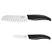 Raku Cutlery Ceramic Knife Set : 5-Inch Santoku & 3-Inch Paring Knives with Gift Box