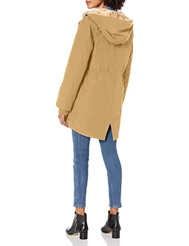 levi's women's faux fur lined hooded parka jacket