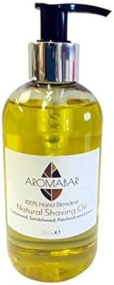 Aromabar Natural Shaving Oil Cedarwood Sandalwood Patchouli Lemon 250ml view 2