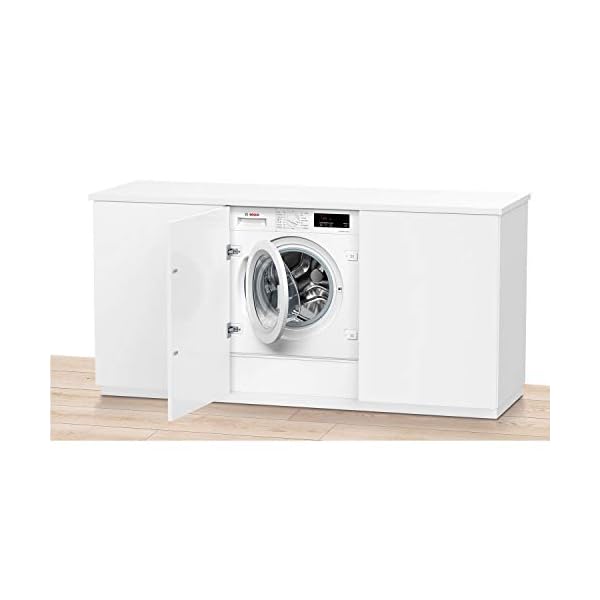 Bosch WIW28301GB Serie 6 Built-in Washing Machine with EcoSilence Drive, ActiveWater Plus & Reload Function, 8 kg…