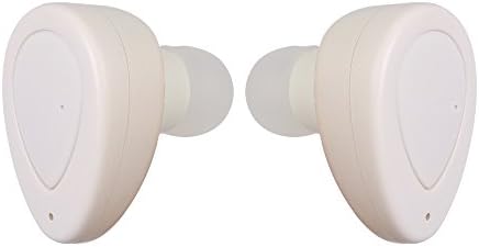 Bluetooth Headphones Wireless Appswer Noise Cancelling Earbuds Car In Ear True Mini Twins Stereo V4.1 Earphones with Built-in Mic and Charging Case for iPhone Samsung iPad and Most Android Phone,White