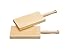 KitchenCraft Home Made Wooden Butter Paddles/Gnocchi Boards, 20 x 6.5 cm (Set of 2), Wood, Brown