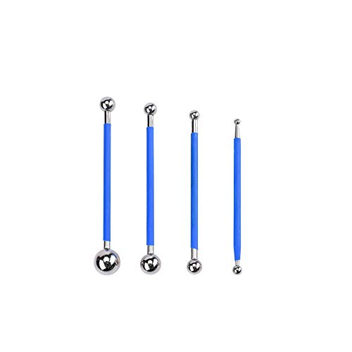 Caulking Tool Kit - Metal ball Tile Caulk Finishing Tool Used to Press the Tile Grout Coating for Bathroom Kitchen and the Rest of the Household by YMHB