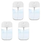 4Pcs Clear Spray Bottles, Cardcase-like Plastic