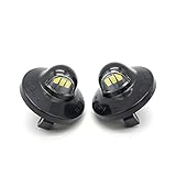 License Plate Light, 2 pack Xenon White LED License Plate Lamp Assembly For Ford F-150 F-250 F-350 F-450 F-550 Superduty Pickup Truck Ranger Explorer Expedition Excursion Lincoln Bronco Heritage