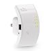 WiFi Range Extender, MECO Wireless Repeater 300Mbps WiFi Signal Amplifier Booster Supports Repeater/Access Point Mode with Network Interface and WPS Button, Extends WiFi to Smart Home White