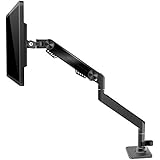 Monitor Arm Mount-Upgraded Version, Bestand Vesa Desk Mount Stand for LCD LED Computer Screen up to 27", (Single Monitor Arm, Grey)