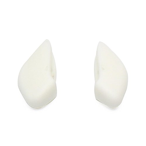 MRY Earsocks Nosepiece Kit for Oakley Half Jacket 2.0 / 2.0 XL Sunglasses - Opt (White, Clear)