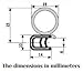Trim Door Rubber Seal Large Bulb 0.70