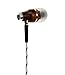 Symphonized NRG Premium Genuine Wood in-Ear Noise-isolating Headphones|Earbuds|Earphones with Microphone (Zebra)