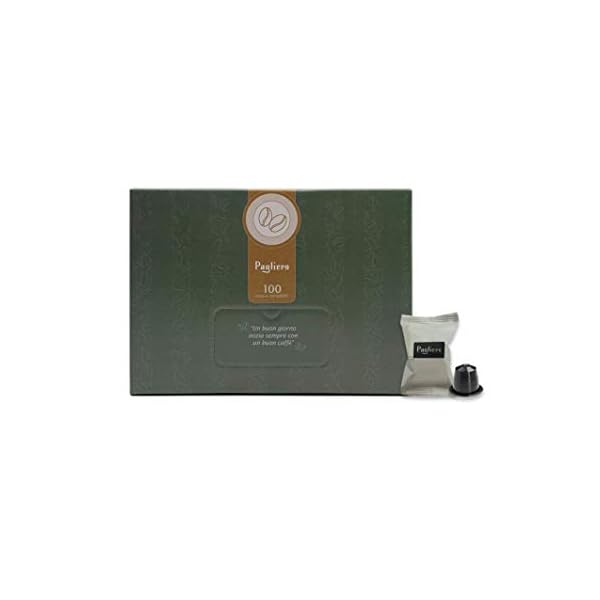 Pagliero Cremoso 100 - Kaffeekapseln Nespresso Kompatible Made in Italy