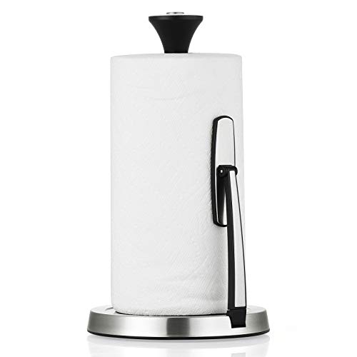 Paper Towel Holder, Lycklig Tension Arm Kitchen Roll Dispenser
