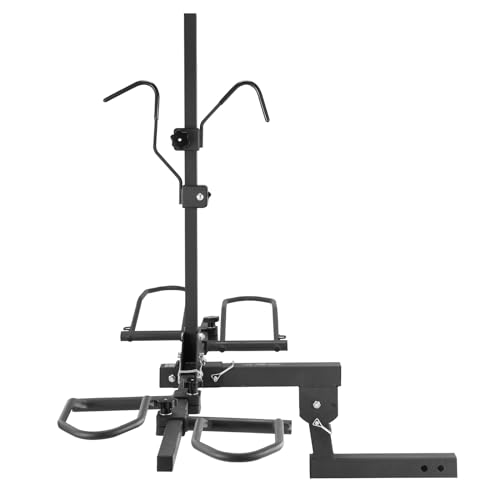VEVOR Hitch Mount Bike Rack, 2-Bike Platform Style, 160 LBS Max Capacity Bike Rack Hitch for 2-inch Receiver, Titling and Folding Bike Carrier with Tires up to 5" Wide, for Car, SUV, Truck, RV