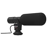 Sharkk Basics Camera Microphone Beginner Studio/stereo Shotgun Recording Microphone for Canon Nikon Pentax Olympus Panasonic Digital SLR Cameras