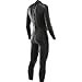 TYR Men's Hurricane Wetsuit Category 1, Black/White, Large