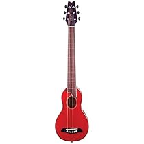 Washburn RO10TR Rover Steel String Travel Acoustic Guitar - Transparent Red
