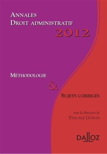 Droit administratif, 2012
